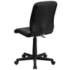 Mid-Back Black Quilted Vinyl Swivel Task Office Chair - Flash Furniture