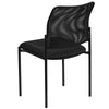 Comfort Black Mesh Stackable Steel Side Chair - Flash Furniture