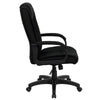 High Back Black Fabric Executive Swivel Office Chair with Arms - Flash Furniture