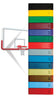 Gared Sports PMCENAV Pro-Mold Backboard Padding - Navy