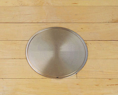 Gared Sports 6429 6.25 in. x 5 in. Cover Plate with Lock - Brass
