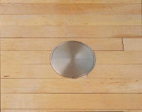 Gared Sports 6428 6.25 in. x 5 in. Cover Plate with Lock - Chrome