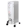 Optimus  Portable 7 Fins Oil Filled Radiator Heater with Timer
