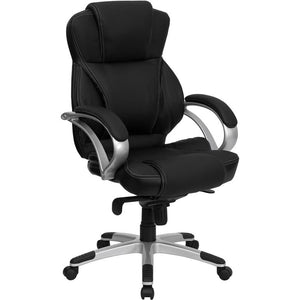 High Back Black LeatherSoft Contemporary Executive Swivel Ergonomic Office Chair - Flash Furniture