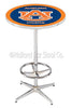 Holland Bar Stool L216 Auburn University 42" Tall - 30" Top Pub Table with Chrome Finish