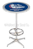 Holland Bar Stool L216 Gonzaga 42" Tall - 30" Top Pub Table with Chrome Finish