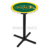 Holland Bar Stool L211 North Dakota State University 42" Tall - 30" Top Pub Table with Black Wrinkle Finish