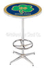 Holland Bar Stool L216 Notre Dame (Shamrock) 42" Tall - 30" Top Pub Table with Chrome Finish