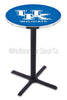 Holland Bar Stool L211 University of Kentucky (UK) 42" Tall - 30" Top Pub Table with Black Wrinkle Finish