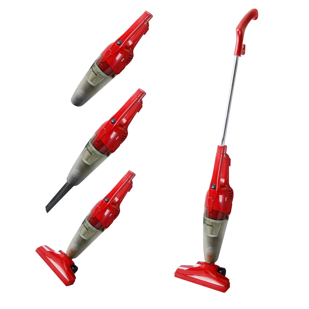 Impress  GoVac 2-in-1 Upright-Handheld Vacuum Cleaner- Red