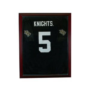 Medium Size Jersey Display Case with Cherry Moulding