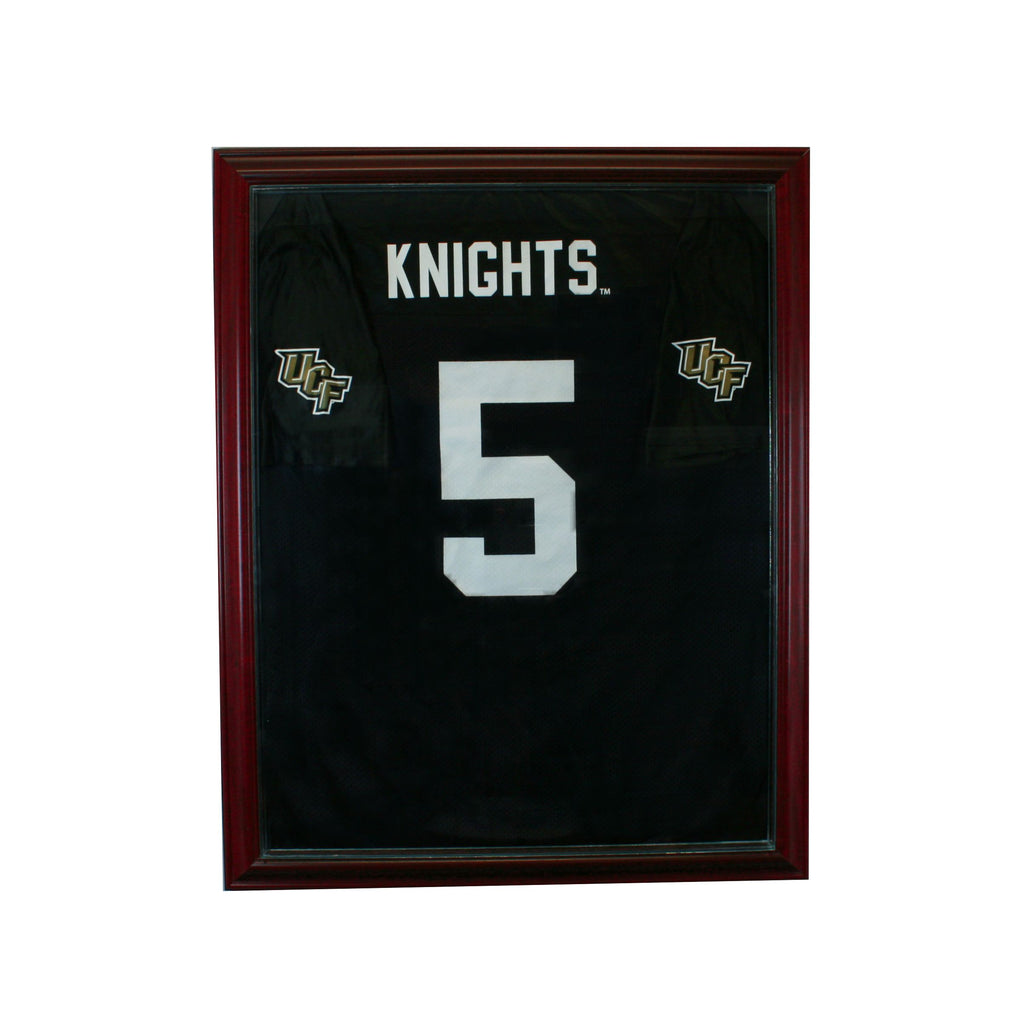 Medium Size Jersey Display Case with Cherry Moulding