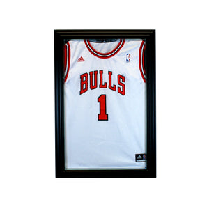 Small Jersey Display Case with Black Moulding