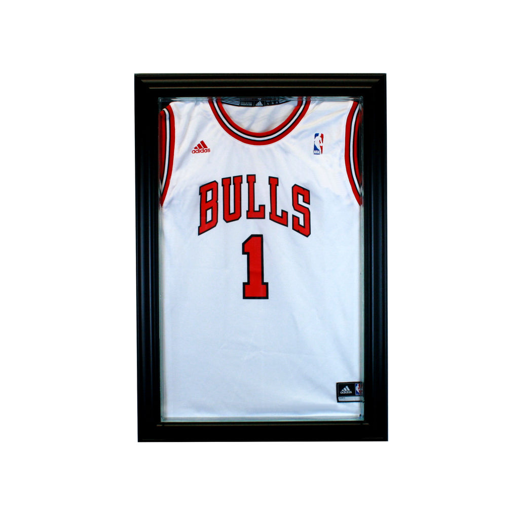 Small Jersey Display Case with Black Moulding