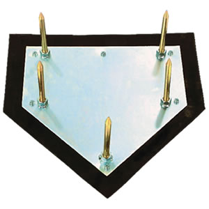 SuperJock Home Plate With Spikes