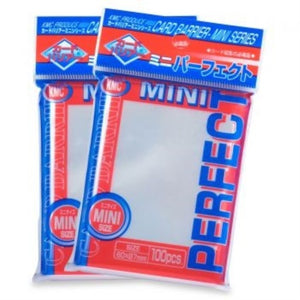 Kmc Sleeves/Tundra Investments -  Gaming Card Sleeve - Kmc Mini Sleeve: Perfect Size - Clear - 100Ct
