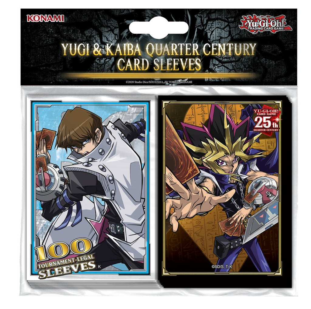 Konami - Yu-Gi-Oh! Yugi & Kaiba Quarter Century Card Sleeves