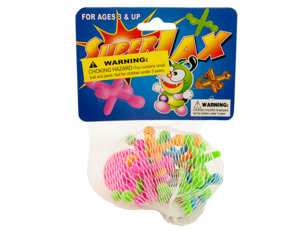 Bulk Buys KA285-72 Super Jacks High Bounce Ball Set  72 Piece -Pack of 72