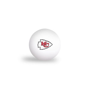 Kansas City Chiefs Ping Pong Balls 6 Pack - WinCraft
