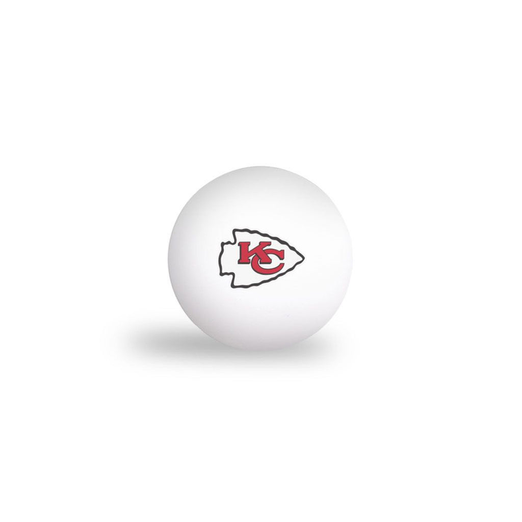 Kansas City Chiefs Ping Pong Balls 6 Pack - WinCraft