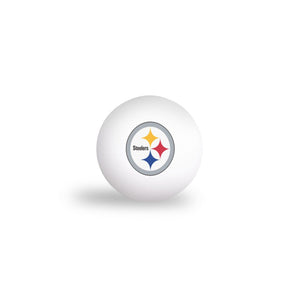 Pittsburgh Steelers Ping Pong Balls 6 Pack - WinCraft