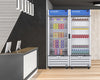Full-Sized Glass Door Commercial Beverage Center - SCRR261G Accucold Commercial