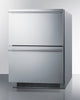 24'' Wide Indoor/Outdoor ADA Compliant 2-Drawer Freezer - ADFD2D24PNR Summit