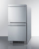 15'' Wide Indoor/Outdoor ADA Compliant Drawer Refrigerator In Stainless Steel - ADRD15 Summit