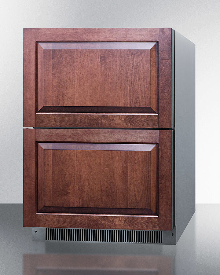 24'' Wide Indoor/Outdoor ADA Compliant Drawer Refrigerator In Stainless Steel - ADRD24 Summit