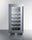 15'' Wide Built-In Wine Cellar With Seamless Stainless Steel Door Trim - CL155WCLHD Summit Classic