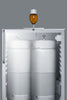 Built-In Kegerator For Use Under ADA Compliant Counters In Stainless Steel - SBC56GBINKCSSADA Summit Commercial