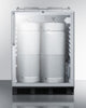 Built-In Kegerator For Use Under ADA Compliant Counters In Stainless Steel - SBC56GBINKCSSADA Summit Commercial