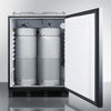 Built-In Kegerator For Use Under ADA Compliant Counters - SBC58BLBIADANK Summit Commercial