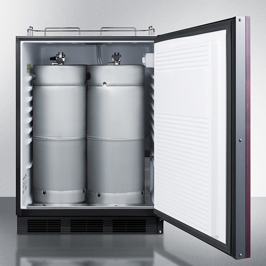 Built-In Kegerator For Use Under ADA Compliant Counters - SBC58BLBIADANKIF Summit Commercial