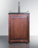 Built-In  Beer Dispenser, Auto Defrost With Digital Thermostat, Panel-Ready Door, And Black Cabinet - SBC635MBIIF Summit