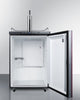 Built-In  Beer Dispenser, Auto Defrost With Digital Thermostat, Panel-Ready Door, And Black Cabinet - SBC635MBIIF Summit