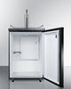 Built-In  Beer Dispenser, Auto Defrost With Digital Thermostat And Black Exterior Finish - SBC635MBI Summit