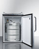 Built-In  Beer Dispenser, Auto Defrost With Digital Thermostat, Diamond Plate Door, And Tb Handle - SBC635MBINKDPL Summit