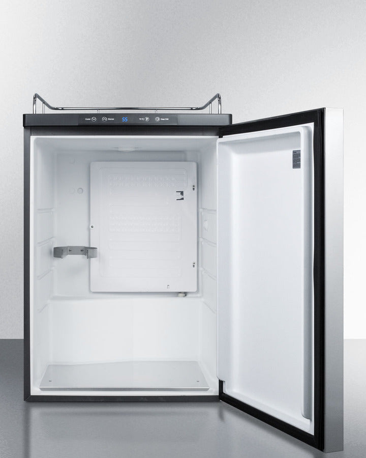 Built-In  Beer Dispenser, Auto Defrost With Digital Thermostat, Ss Wrapped Door, And Horizontal Handle - SBC635MBINKSSHH Summit