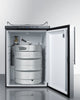 Built-In  Beer Dispenser, Auto Defrost With Digital Thermostat, Ss Wrapped Door, And Thin Handle - SBC635MBINKSSHV Summit