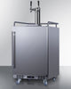 Built-In Commercially Approved Dual Tap Cold Brew Kegerator In Stainless Steel - SBC682CFTWIN Summit