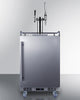 Built-In Commercially Approved Dual Tap Combo Cold Brew And Nitro Coffee Kegerator In Stainless Steel - SBC682CMTWIN Summit