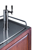 Built-In Commercially Approved Dual Tap Cold Brew Kegerator In Stainless Steel With Panel-Ready Door - SBC682PNRCFTWIN Summit