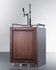 Built-In Commercially Approved Dual Tap Combo Cold Brew And Nitro Coffee Kegerator In Stainless Steel With Panel-Ready Door - SBC682PNRCMTWIN Summit