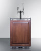 Built-In Commercially Approved Dual Tap Combo Cold Brew And Nitro Coffee Kegerator In Stainless Steel With Panel-Ready Door - SBC682PNRCMTWIN Summit