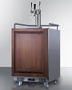Built-In Undercounter Triple Tap Beer Kegerator In Complete Stainless Steel With Panel-Ready Door - SBC682PNRTRIPLE Summit