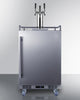 Built-In Undercounter Outdoor Triple Tap Beer Kegerator In Complete Stainless Steel - SBC683OSTRIPLE Summit