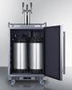 Built-In Undercounter Outdoor Triple Tap Beer Kegerator In Complete Stainless Steel - SBC683OSTRIPLE Summit