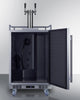 Built-In Undercounter Outdoor Double Tap Beer Kegerator In Complete Stainless Steel - SBC683OSTWIN Summit