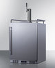 Built-In Undercounter Outdoor Single Tap Beer Kegerator In Complete Stainless Steel - SBC683OS Summit